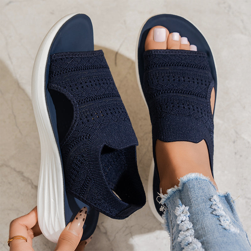 Alina™ Breathable Knit Platform Sandals